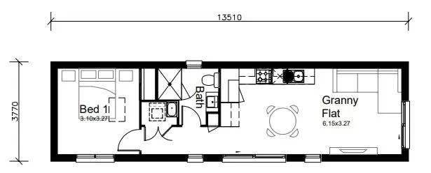 nsw Granny-Flat Wyee 1 bed